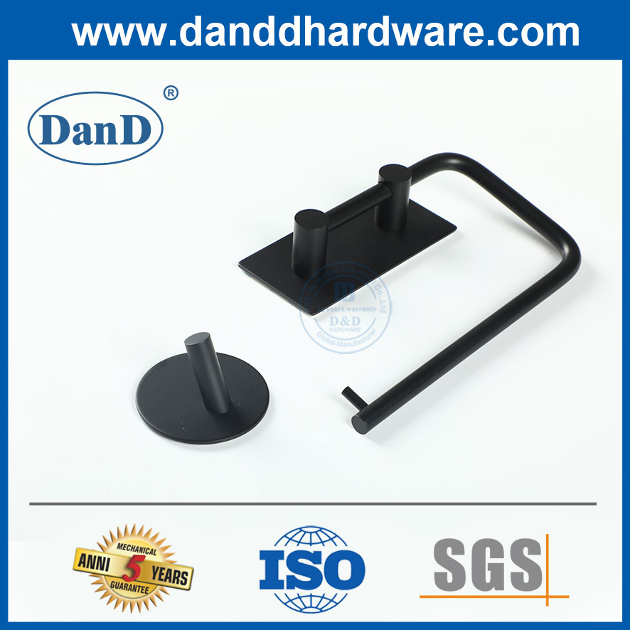 Móc Quần Áo Tắm Móc Treo Tường Mờ Đen Móc Áo Móc Treo Áo Cho Wall-DDTC017