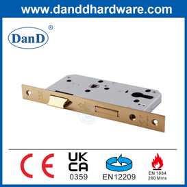 CE EN 12209 Khách sạn được xếp hạng chống cháy Cửa ngoài trời Cửa mộng Khóa xi lanh cửa trước-DDML009-5572