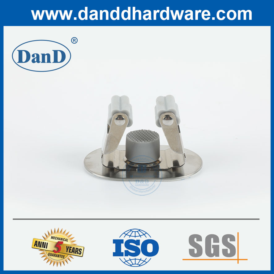 Thép không gỉ 304 Áo choàng vải Móc khăn Áo móc treo tường nhà máy-DDTC003