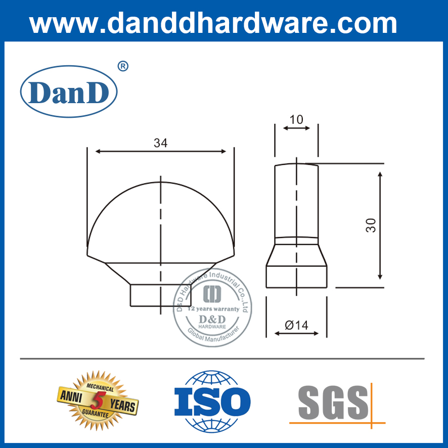 Ổ khóa cửa Euro Turn-DDCT007