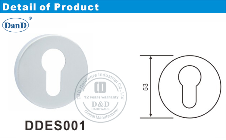 Phần cứng Rosette Escutcheon-D và D
