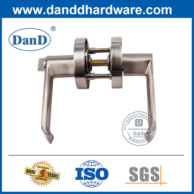 Khóa một mặt bằng hợp kim kẽm Cửa ra vào đòn bẩy Lockset-DDLK092