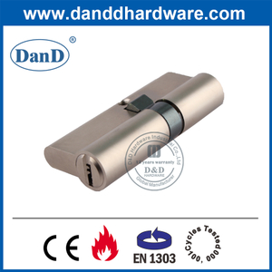 Xi lanh đôi Euro Brass Offset có chìa khóa-DDLC012