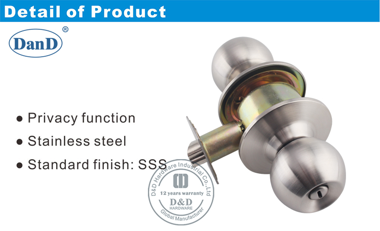 Phần cứng Knobset-D và D dạng ống