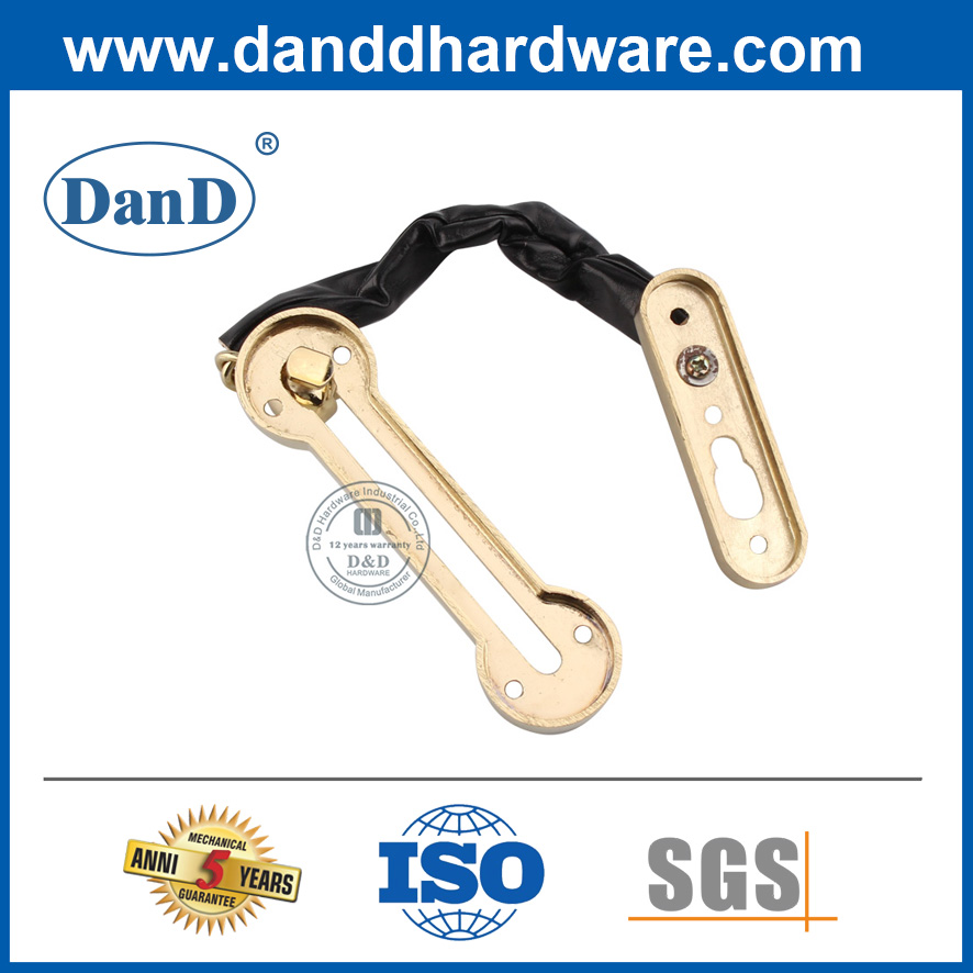 Chuỗi an ninh cửa trước bằng đồng thau được đánh bóng bằng hợp kim kẽm-DDDG003