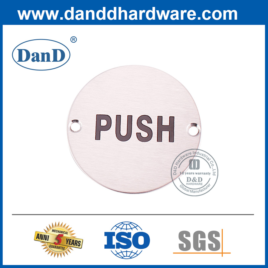 Thiết kế mới Tấm biển cấm hút thuốc bằng thép không gỉ-DDSP008