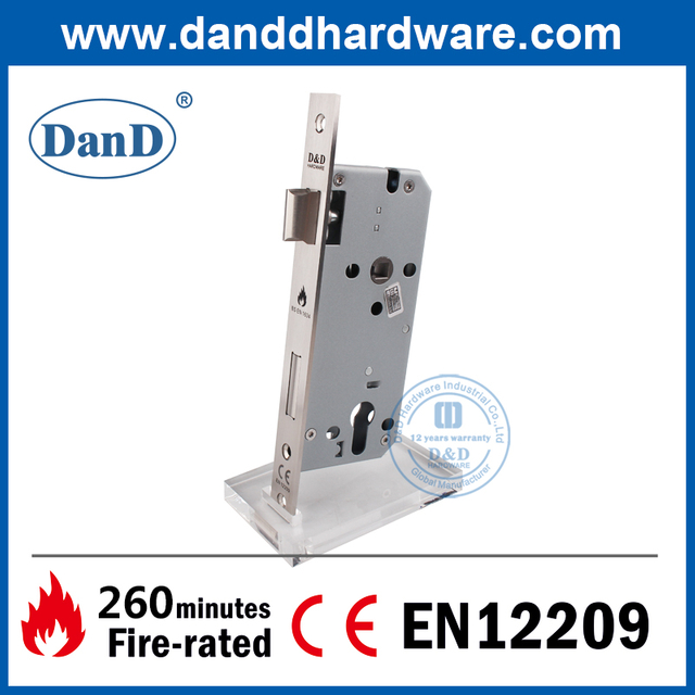 BS EN12209 Khóa cửa mộng mới cho cửa ngoài chống cháy-DDML026-4585