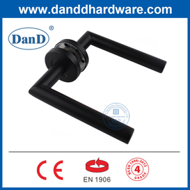 EN1906 Tay nắm cửa bằng thép không gỉ màu đen loại 4 Euro Lever-DDTH003