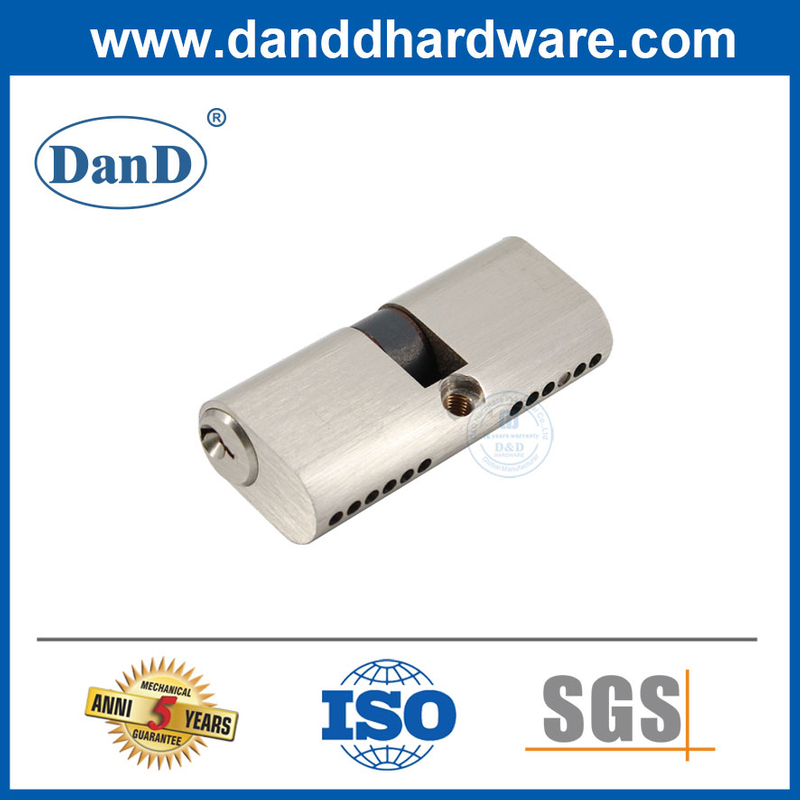 Giá xuất xưởng Thị trường Euro Đồng thau rắn Khóa cửa mộng Xi lanh hình bầu dục Đôi xi lanh-DDLC008