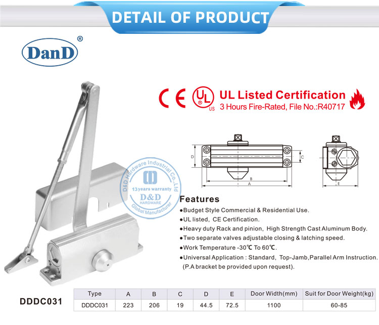 điều chỉnh cửa gần hơn