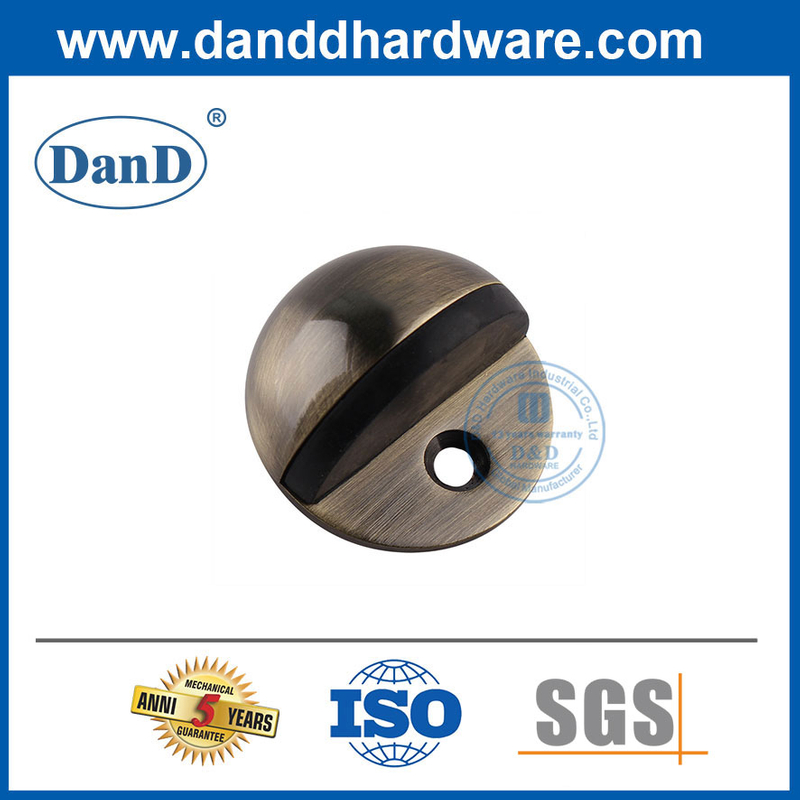 Khu chung cư Nút chặn cửa bán cầu bằng hợp kim kẽm Đồng thau cổ-DDDS004