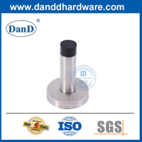 Chặn cửa bên trong 75mm bằng thép không gỉ Satin gắn tường-DDDS016