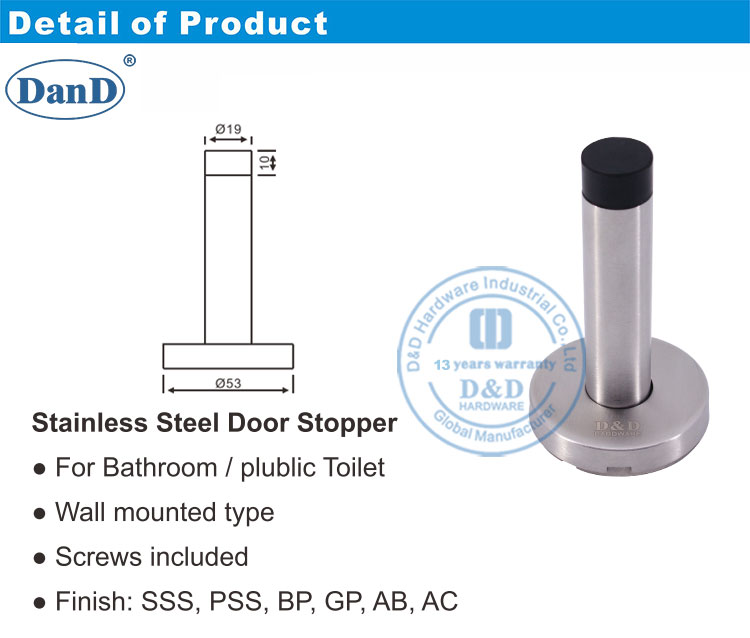 chặn cửa kim loại