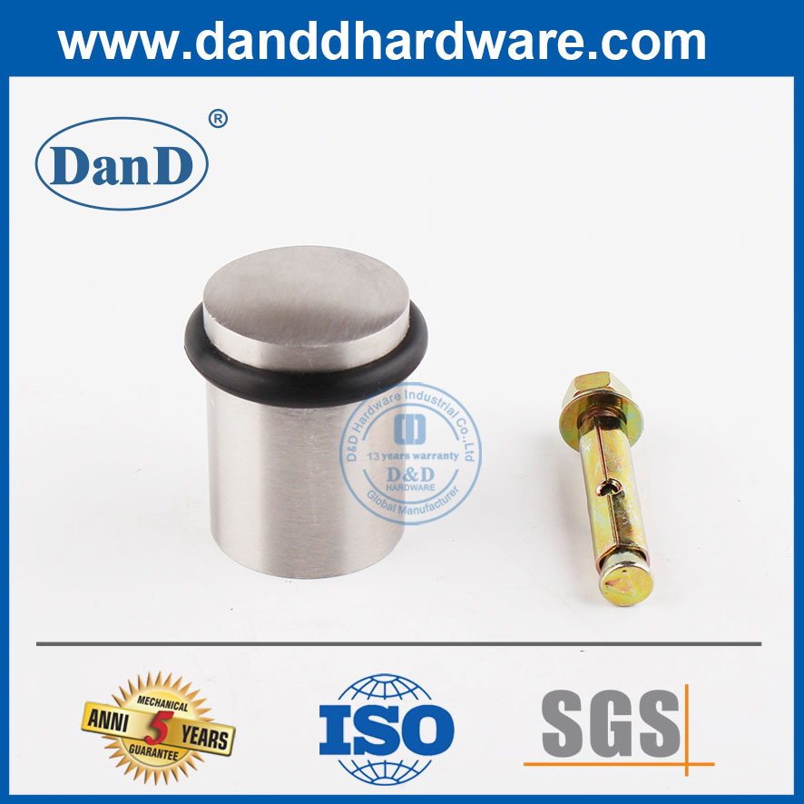 Nút chặn cửa cao su inox cho cửa gỗ chung cư-DDDS011