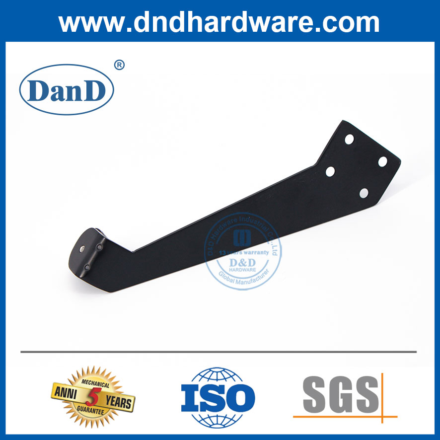 Bảo mật tốt nhất Chặn cửa màu đen bằng thép không gỉ Khung chặn cửa bên ngoài gắn-DDDS026