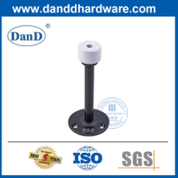 Chặn cửa bên trong bằng thép không gỉ Chặn cửa kim loại màu đen để bảo mật-DDDS018