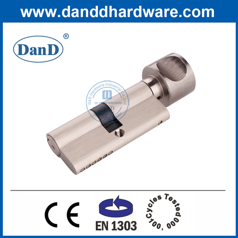 EN1303 Xi lanh khóa mộng hồ sơ Euro Xi lanh khóa cửa bằng đồng thau nguyên khối- DDLC001-70mm-SN