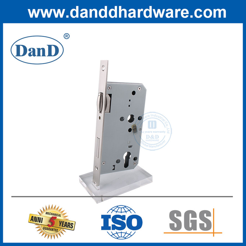 Khóa cửa kim loại Euro Roller Latch Passage cho căn hộ-DDML010-6072