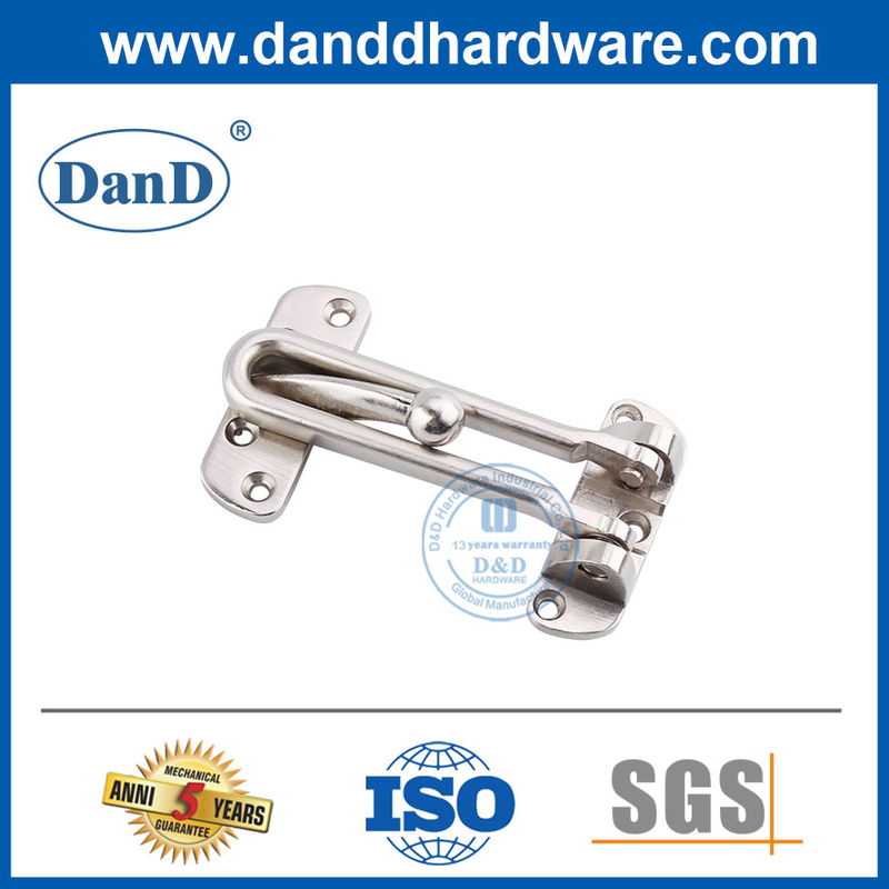 Bộ bảo vệ cửa kim loại Satin Niken Bộ bảo vệ cửa hợp kim kẽm cho gia đình-DDDG001