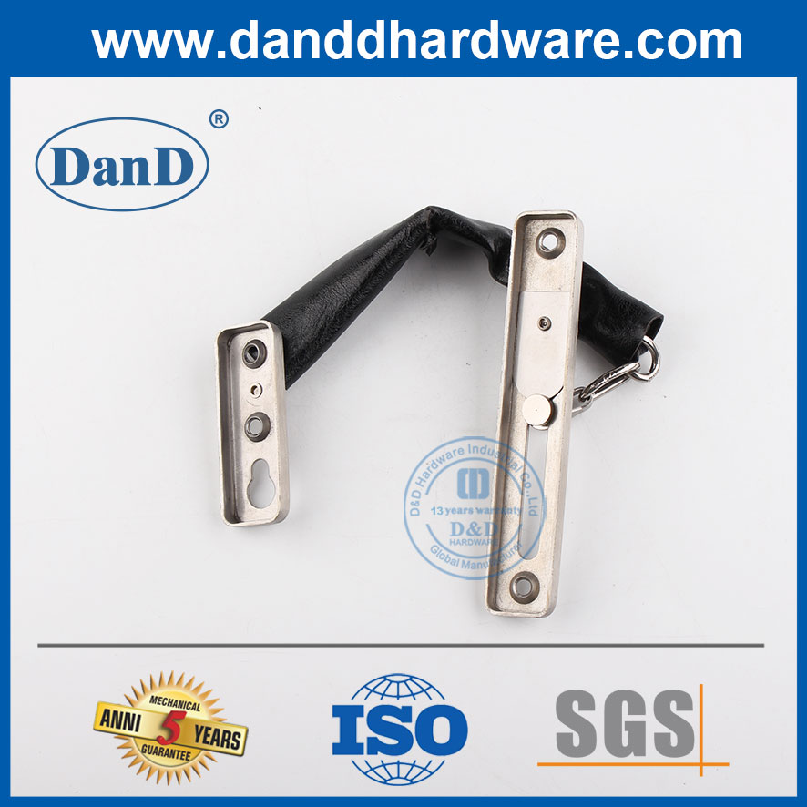 Nhà cung cấp chuỗi cửa Khóa cửa chuỗi bằng thép không gỉ Satin cho cửa ra vào-DDG004