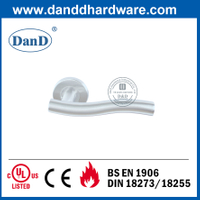 Tay nắm cửa chống cháy màu bạc hiện đại CE Lớp 4 SS304 cho cửa xả-DDTH007