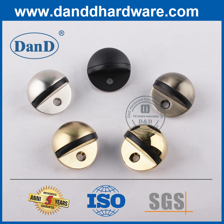 Nút chặn cửa bán cầu bằng thép không gỉ cho cửa gỗ-DDDS001