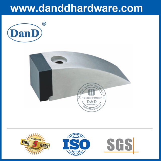 Chặn cửa gắn sàn bằng thép không gỉ hiện đại-DDDS013