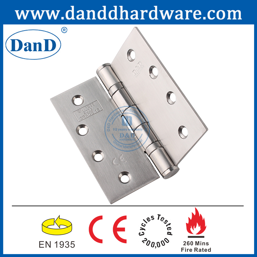 Bản lề cửa chống cháy CE SS316 cho tòa nhà chung cư -DDSS001-CE -4X4X3