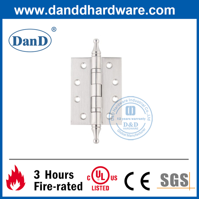 Bản lề cửa bằng thép không gỉ 201 có Crown Tip-DDSS034-B