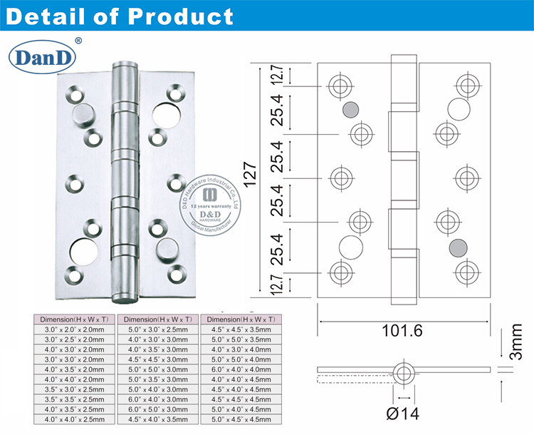 Phần cứng bản lề bảo mật kép SS-D và D