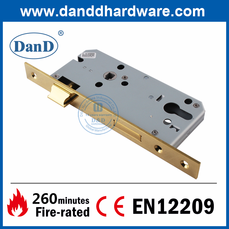 Phần cứng kiến ​​trúc bằng đồng thau được đánh bóng bằng thép không gỉ UL CE cho cửa chống cháy-DDDH004