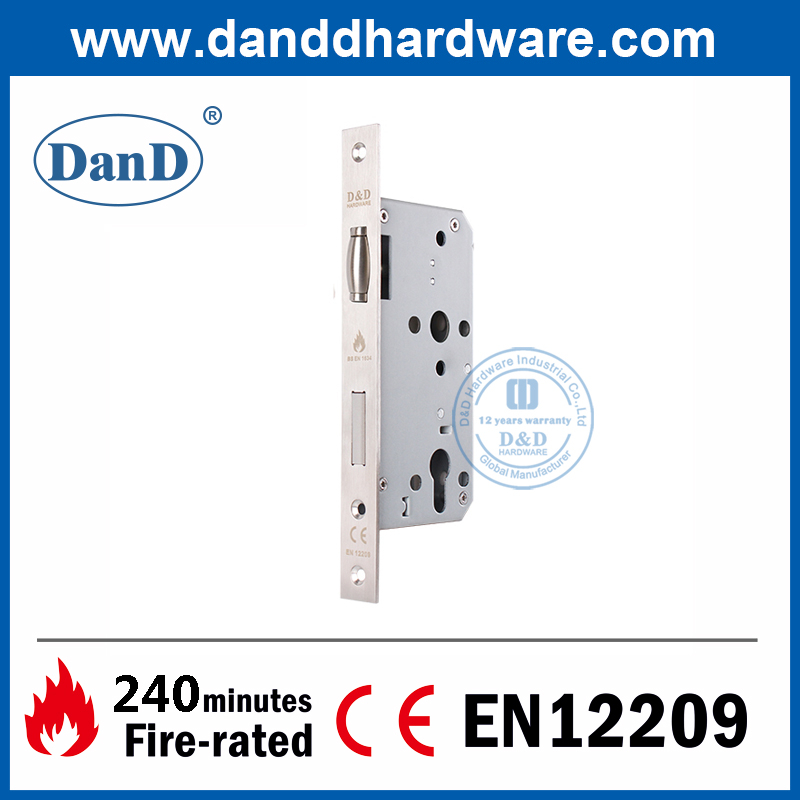 Khóa cửa chết bằng thép không gỉ 304 Euro phong cách Euro-DDML010