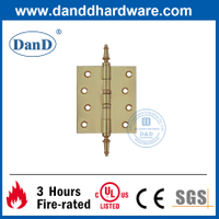 Bản lề cửa có đầu nhọn bằng đồng thau nguyên khối-DDBH002