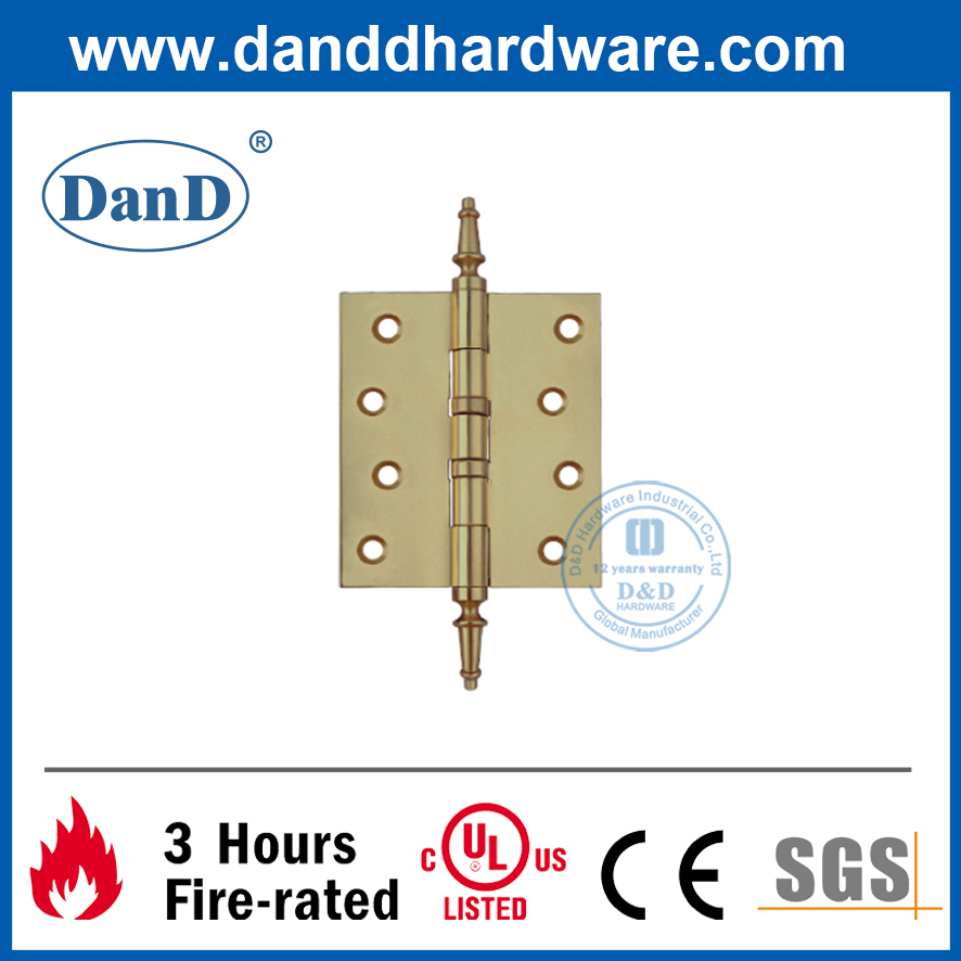 Bản lề cửa ngoài 4 inch bằng thép không gỉ 304 Crown Tip-DDSS034-B