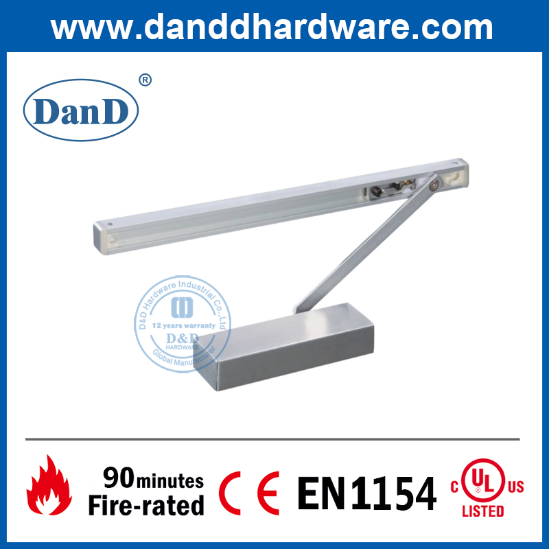 Điều khiển cửa trượt thủy lực nhôm 180 độ yên tĩnh-DDDC008