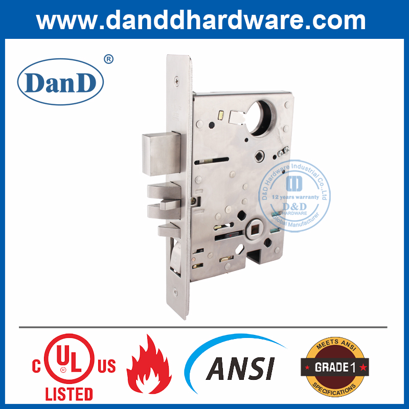 Khóa cửa an toàn nhất SUS304 ANSI cấp 1 cho cửa ra vào-DDAL20