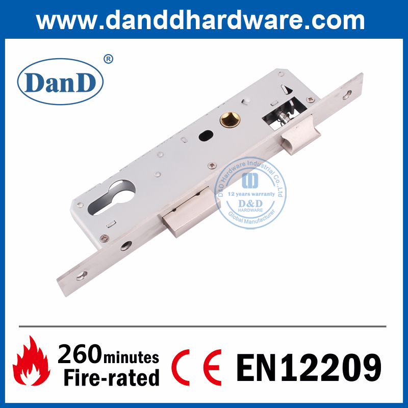 Khóa mộng hẹp bằng thép không gỉ Euro cho cửa gỗ-DDML021-3085