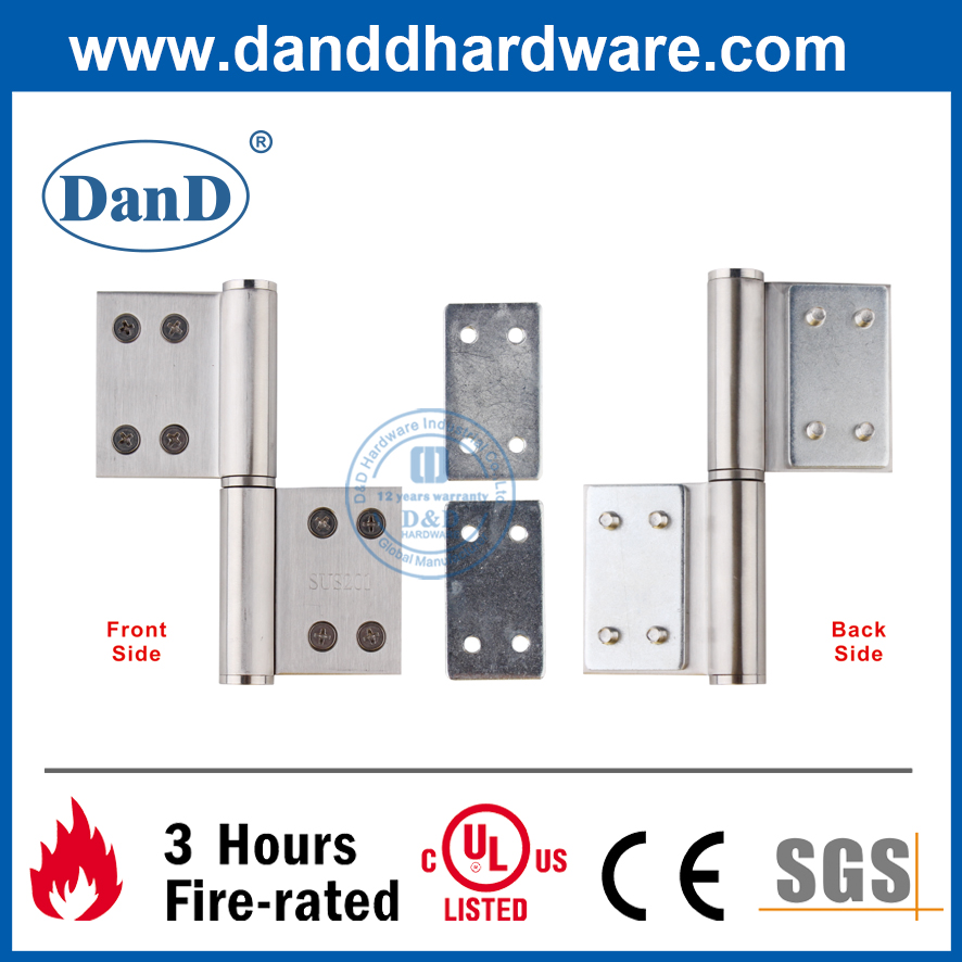 Bản lề cờ SUS201 tùy chỉnh cho cửa thép-DDSS030B