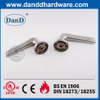 Tay nắm đòn bẩy cửa trước đôi SS304 hiện đại trên hình tròn Rose-DDSH022