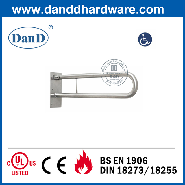 Thép không gỉ 304 hạng nặng vô hiệu hóa thanh nắm an toàn cho phòng tắm-DDTH038