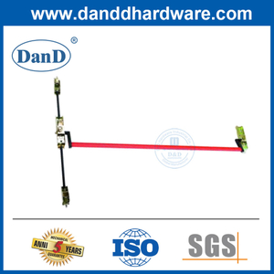 Cửa thương mại Thanh đẩy ngang Loại thép che giấu Cửa thanh hoảng loạn với phần cứng hoảng loạn-DDPD037