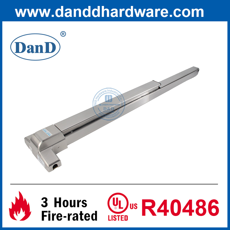 Cửa khóa thanh đẩy hoảng loạn với phần cứng hoảng loạn Thiết bị thoát hoảng loạn bằng thép không gỉ-DDPD004