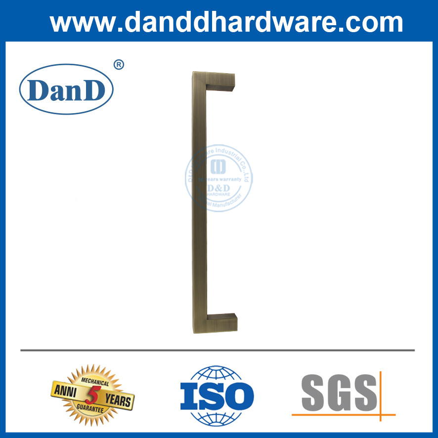 Tay nắm cửa kính bằng thép không gỉ Tay nắm kéo bằng đồng cổ dành cho thị trường châu Âu-DDPH034