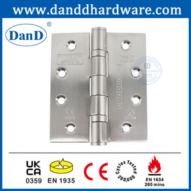4,5 inch EN1634 Vòng bi chống cháy loại 13 Vòng bi đôi CE Bản lề cửa-DDSS001-CE
