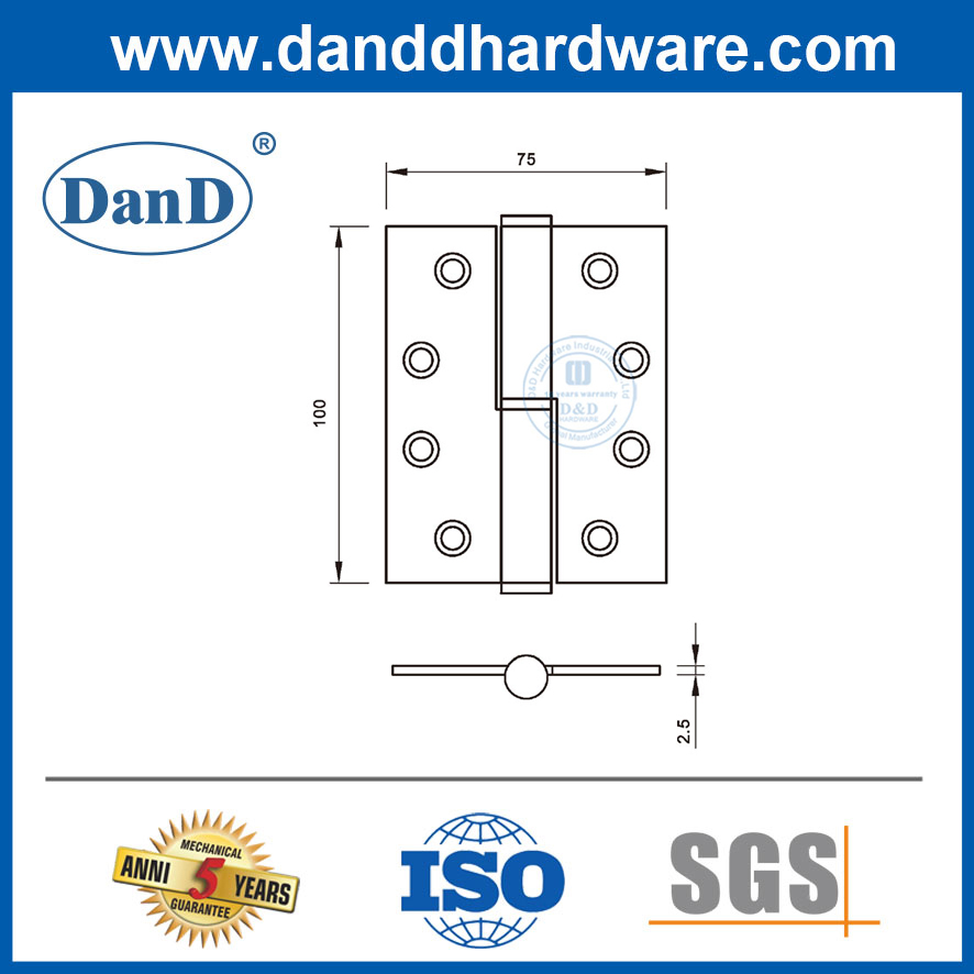 Bản lề mông ngoài trời Bản lề Úc Thép không gỉ Trái phải Nâng cửa Bản lề-DDSS060
