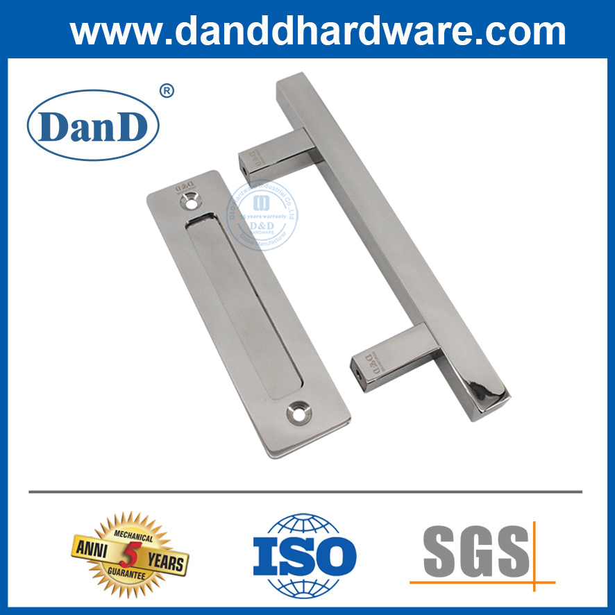 Tay nắm cửa chuồng hiện đại được đánh bóng bằng thép không gỉ bên ngoài Cửa kéo phần cứng-DDBD104