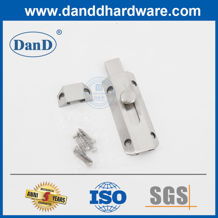 Khóa chốt trượt Khóa chốt trượt Thép không gỉ Khóa chốt thùng nhỏ-DDDB029