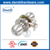 Ổ khóa hình ống bóng chống cháy bằng hợp kim kẽm ANSI được UL liệt kê cho cửa ra vào-DDLK012