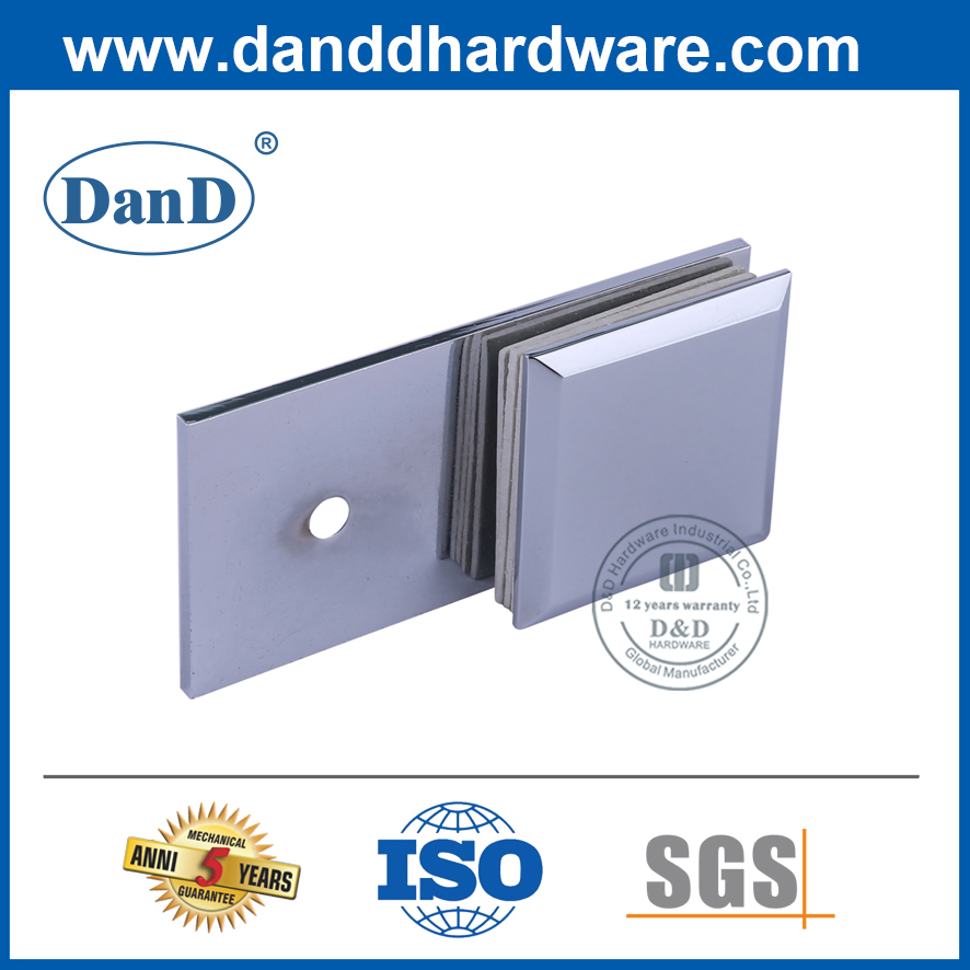 Kẹp góc kính bằng thép không gỉ Kẹp kính tắm-DDGC003