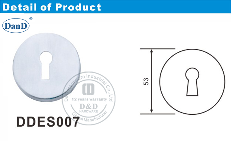 Phần cứng Rosette Escutcheon-D và D